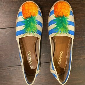 Kaanas Summer/Vacation Slip-On w/ Pineapple